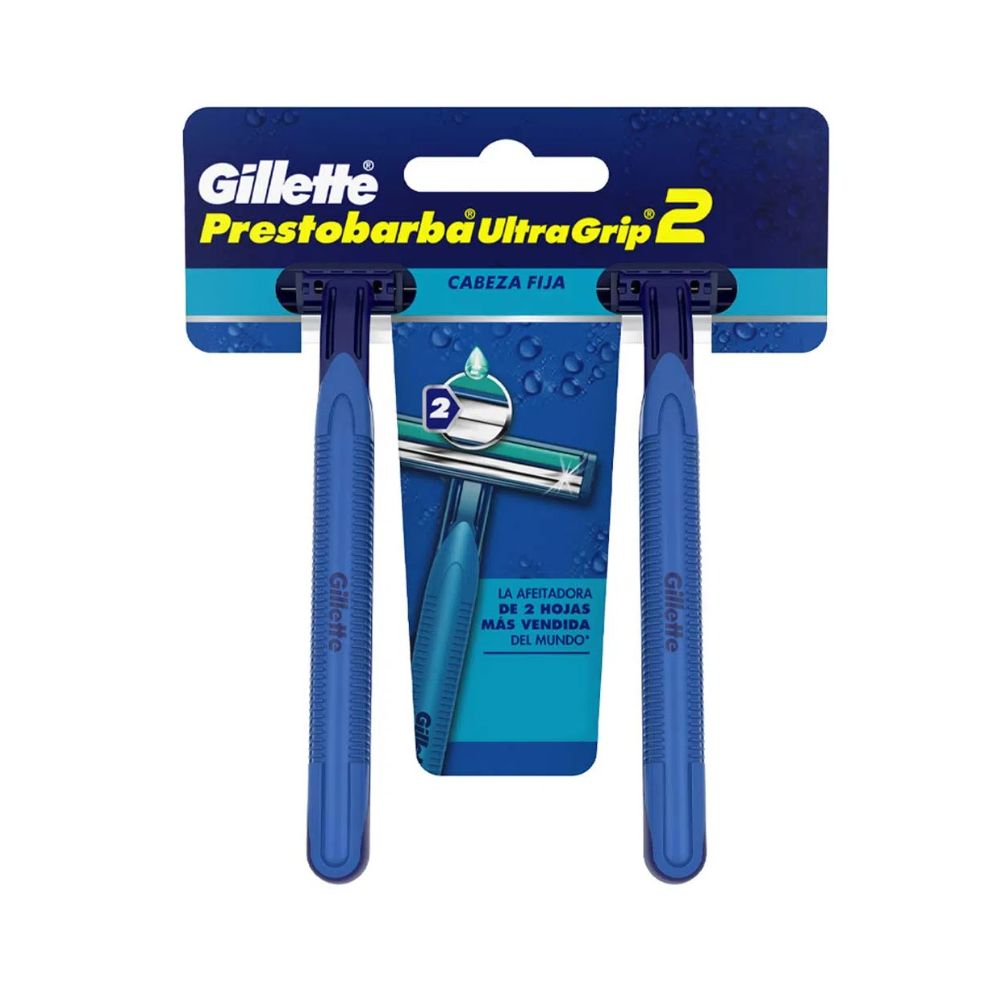 Rastrillo Desechable Gillette Prestobarba Ultragrip 2 2 Piezas DelSol