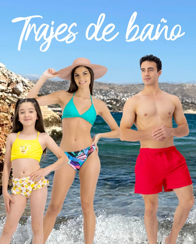Trajes de baño para toda la familia