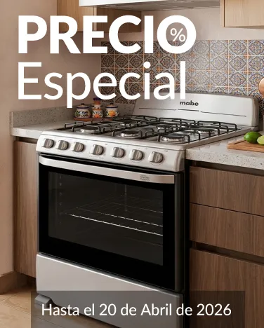 Precio especial en línea blanca. 
