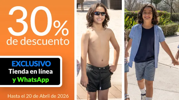 30% de descuento en Ropa Exterior para Niño.