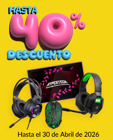 Hasta 40% de descuento en artículos Gamer y de Computo. 