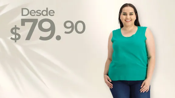 Blusas para mujer desde $79.90