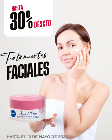 Hasta 30% de descuento en tratamientos faciales
