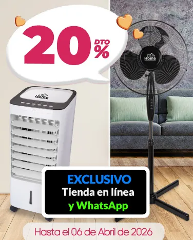 20% de descuento en todos los ventiladores y enfriadores Best Home