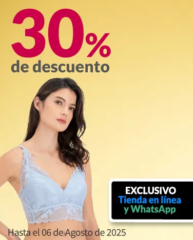 30% de descuento en bressieres Red Sky y Mon Amour seleccionados