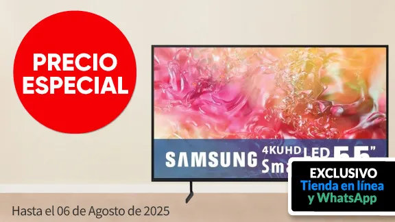 Precio especial en pantallas (Samsung, Pioneer, Hisense, TCL, Hyundai y JVC)