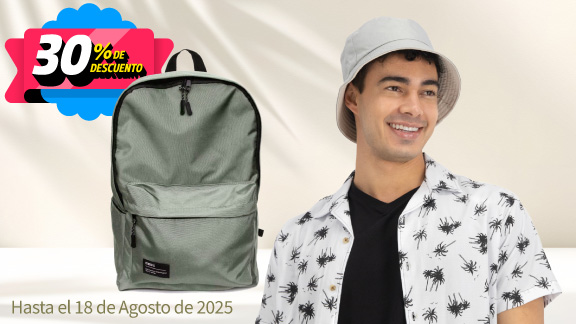 30% de descuento en todos los accesorios de Hombre