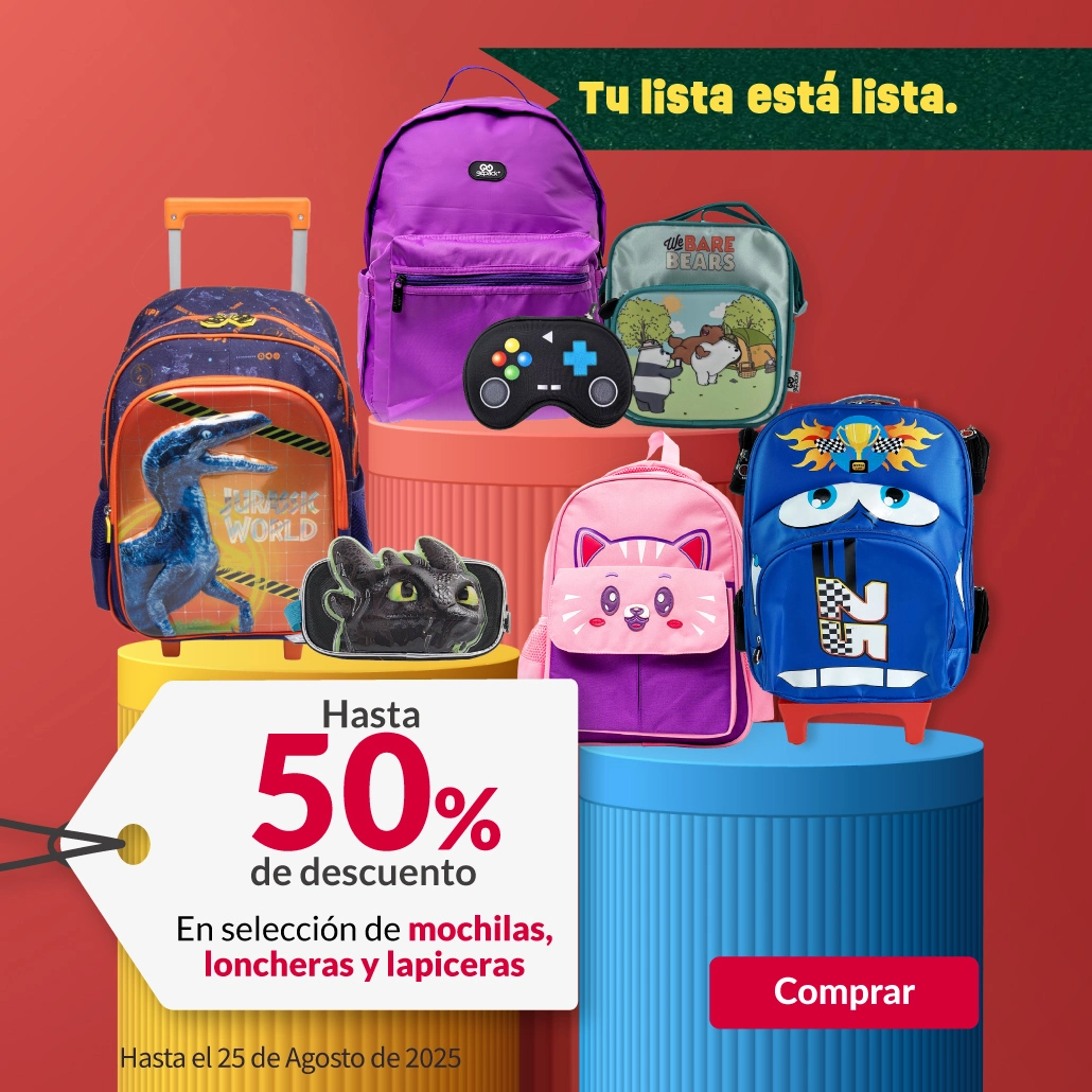 Mochilas, loncheras y lapiceras