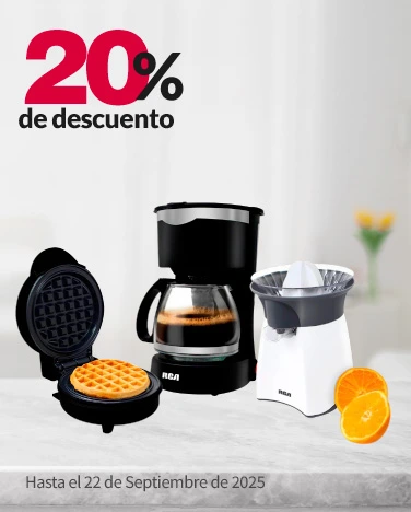 20% de descuento en Electrodomésticos