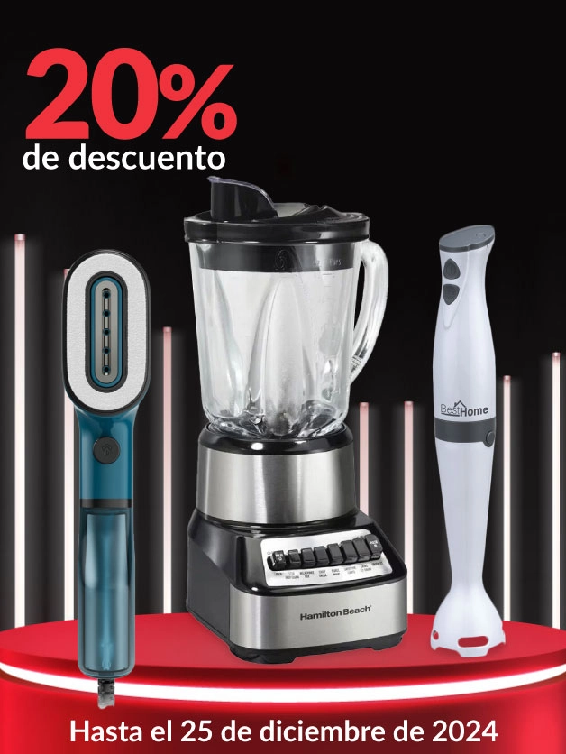 20% de descuento en todos los electrodomésticos de cocina y planchas Tfal, Best Home y Hamilton Beach