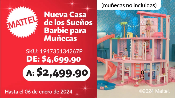 Nueva Casa de los Sueños Barbie