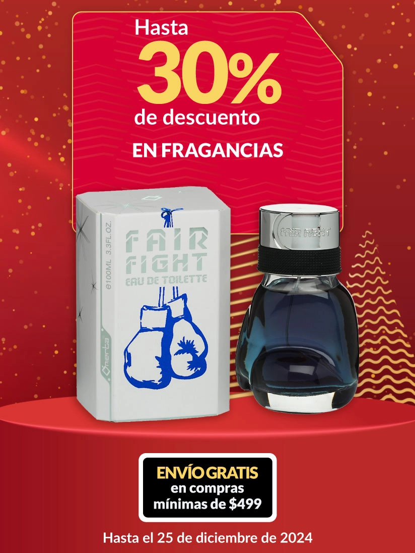 HASTA 30% DE DESCUENTO EN FRAGANCIAS.  