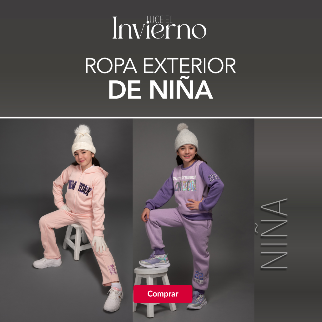 Ropa exterior de niña