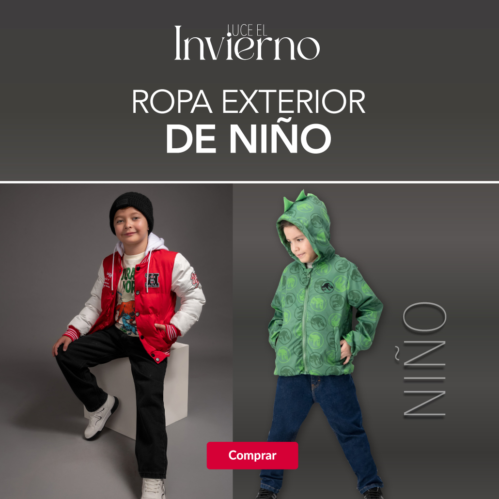 Ropa exterior de niño