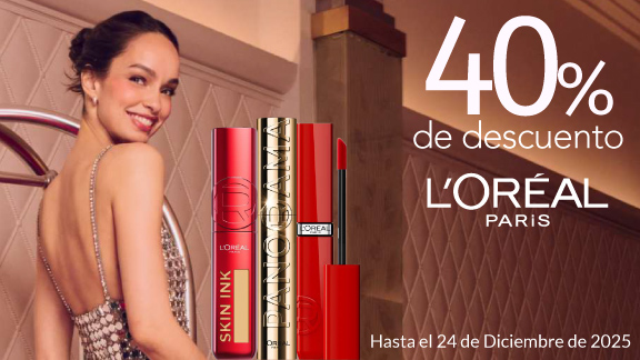 40% de descuento en maquillaje L'Oréal
