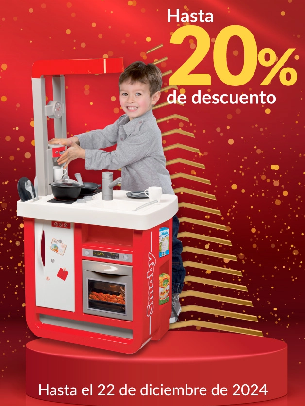 Hasta 20% de descuento en casas y cocinas de juguete