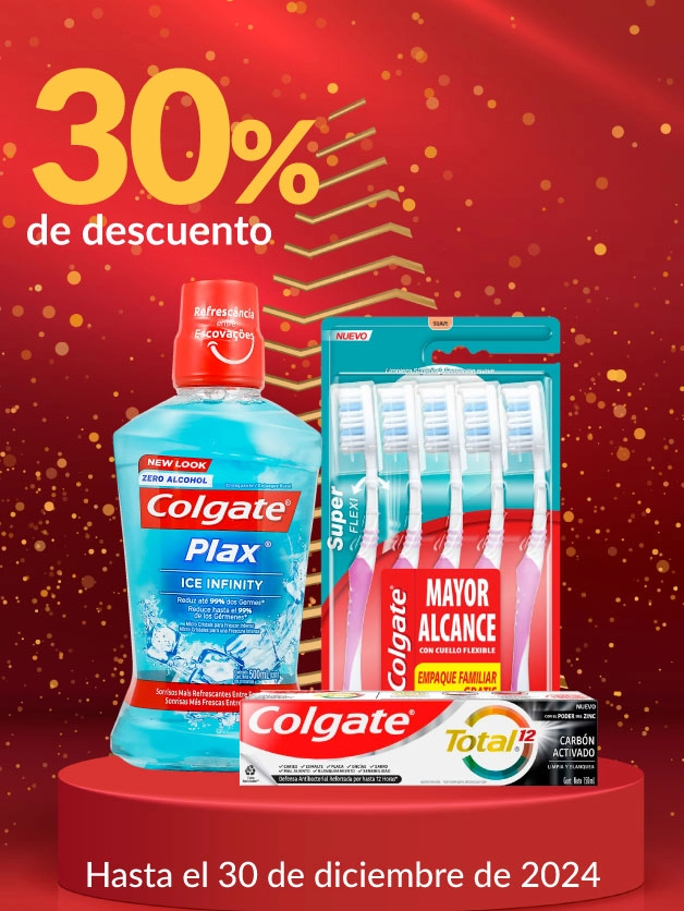 30% de descuento en toda la línea de cuidado oral Colgate