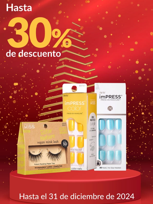 Hasta 30% de descuento en uñas Kiss