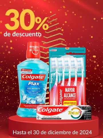 30% de descuento en toda la línea de cuidado oral Colgate