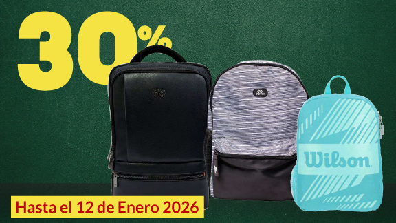 30% de descuento en todas las mochilas, loncheras y lapiceras