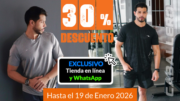 30% de descuento en ropa deportiva de hombre
