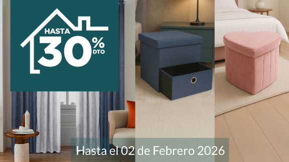 Hasta 30% de descuento en Hogar
