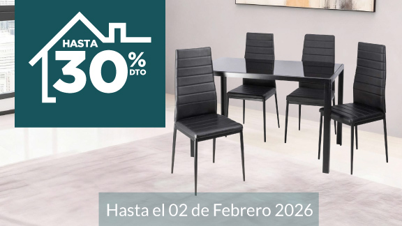 Hasta 30% de descuento en Muebles