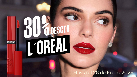 30% de descuento en cosméticos L'Oréal