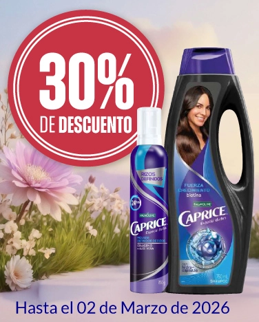 30% de descuento en toda la marca caprice
