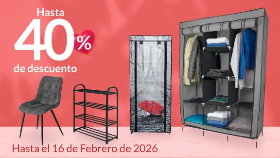 Hasta 40% de descuento en muebles seleccionados. 