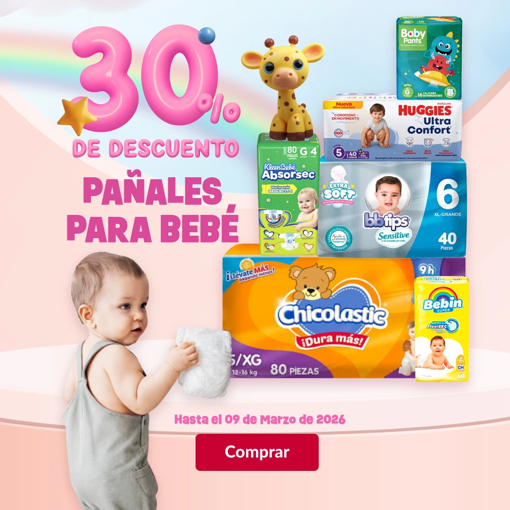 30% de descuento en pañales