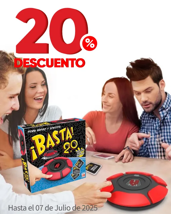 20% de descuento en selección de juegos de mesa y juguetes