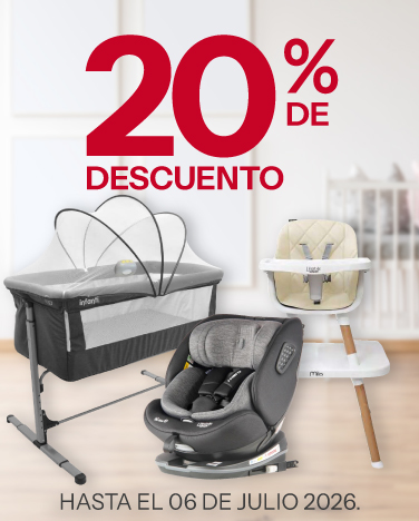 20% de descuento en toda la línea Infanti