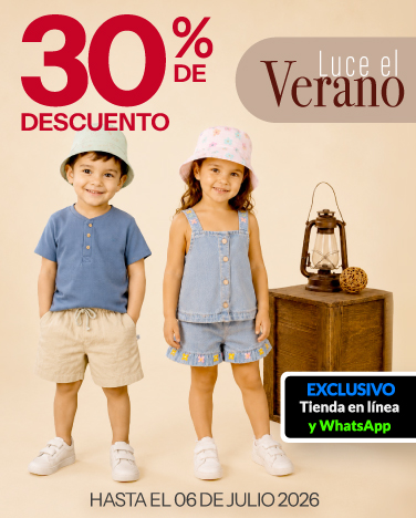 30% de descuento en toda la ropa exterior para bebés