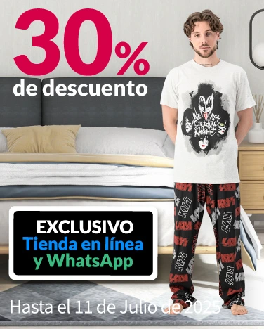 30% de descuento en pijamas para hombre