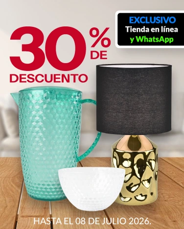 30% de descuento en toda la marca Best Home del departamento de Hogar