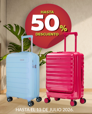  Hasta 50% de descuento en maletas Samsonite, American Tourister y Gepack