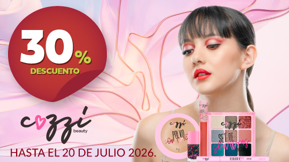 30% de descuento en todos los cosmeticos Cozzi Beauty