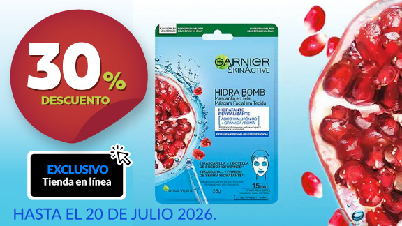 30% de descuento en todas las mascarillas faciales