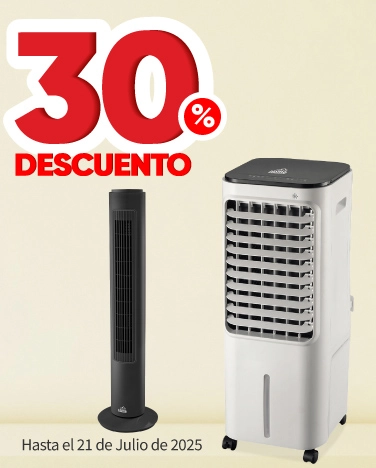 30% de descuento en todos los ventiladores y enfriadores