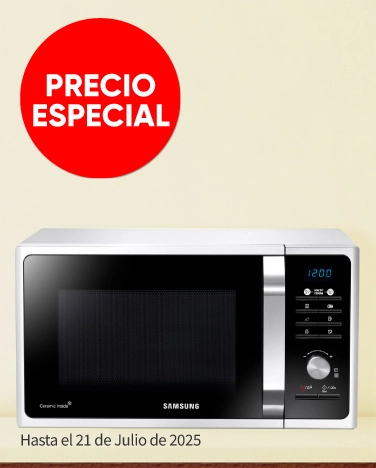 Precio especial en todos los microondas