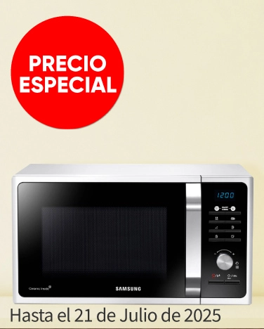Precio especial en todos los microondas