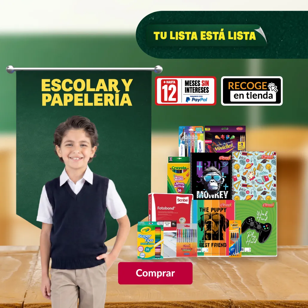 Escolar y papelería.