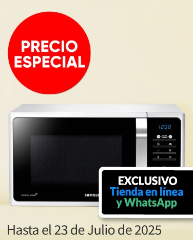 Pecio especial en todos los microondas