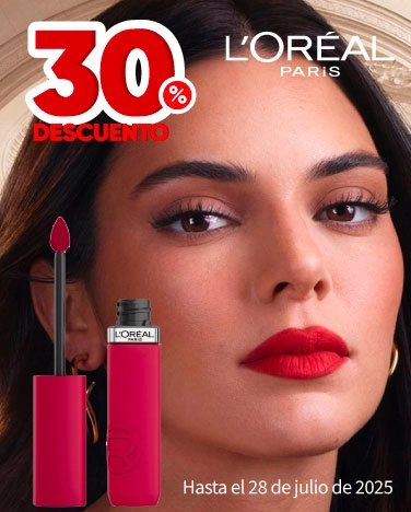 30% de descuento en Cosméticos L'Oréal