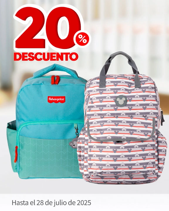 20% de descuento en todas las pañaleras
