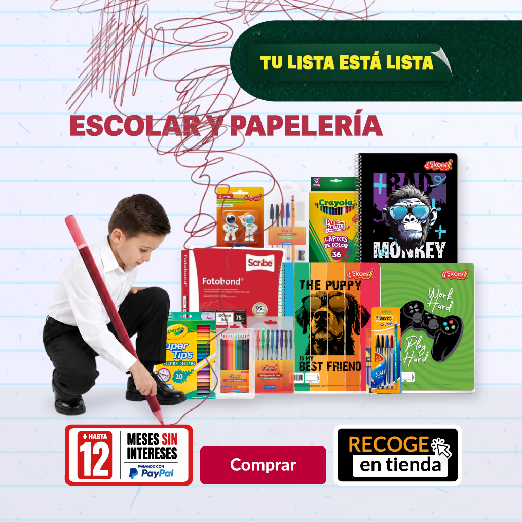 Escolar y papelería.