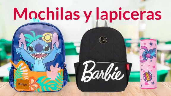 Mochilas y lapiceras