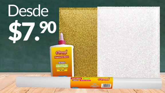 Artículos escolares desde $7.90