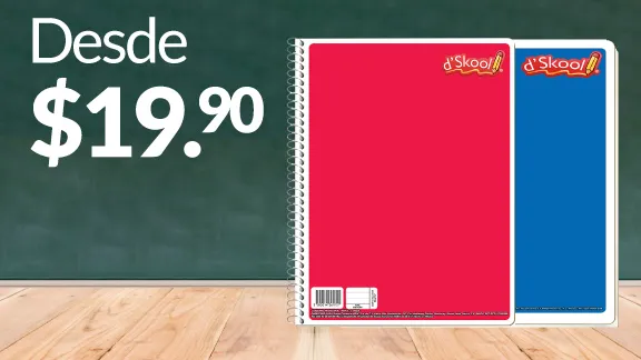 Libretas desde $19.90